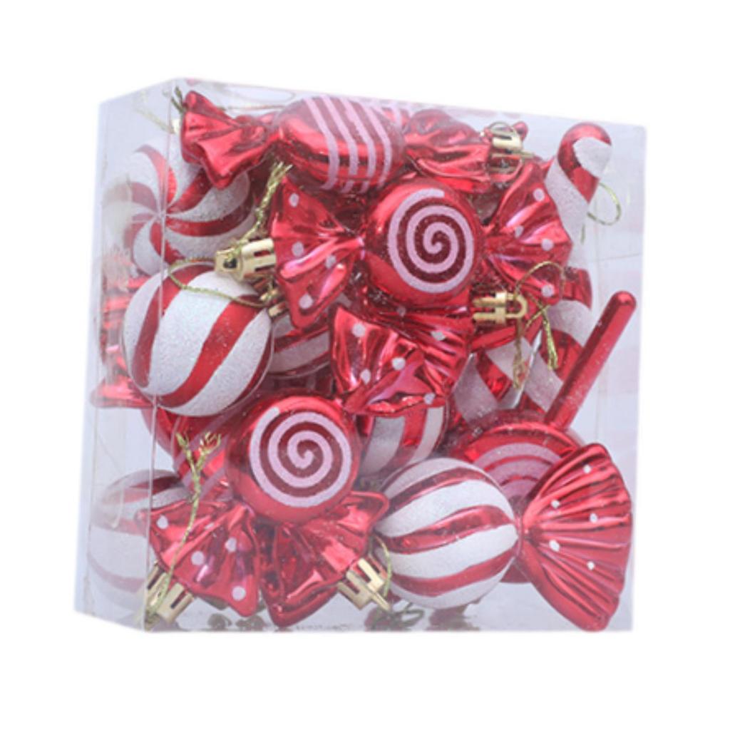 18 Pieces Christmas Ball Ornaments Creative for Festival Wedding Anniversary