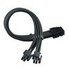 Câble D'alimentation - SILVERSTONE - SST-PP07E-EPS8B - 30CM - 8-pin EPS12V - Noir