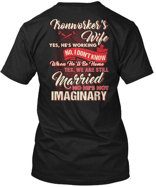 

Long-lasting Cute Ironworkers Wife Ironworker s Yes, T-Shirt Made in USA S-5XL S