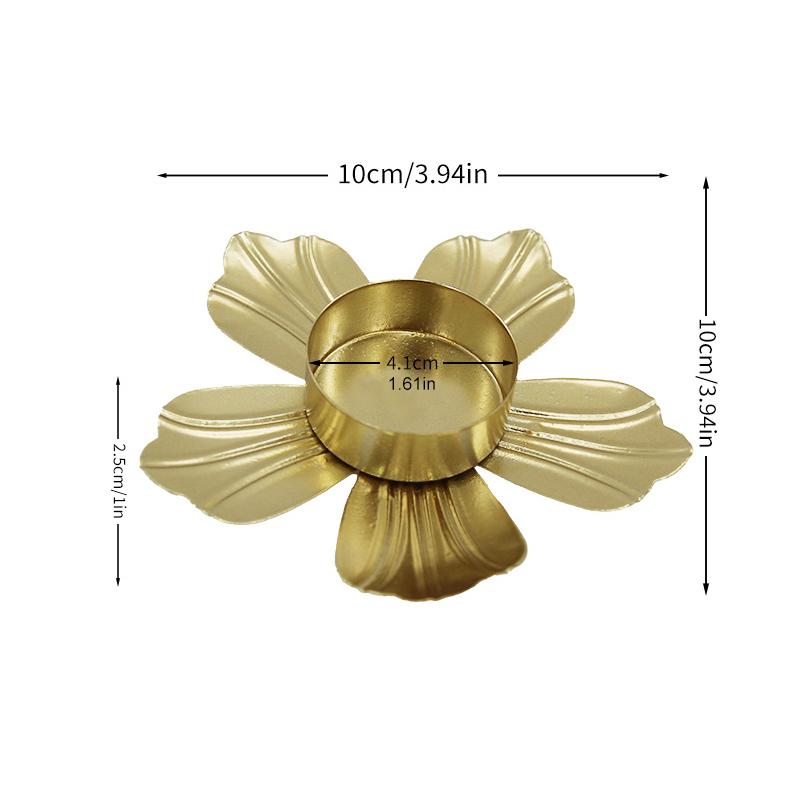 

1PC Iron Occasions Candle Holder Romantic Practical Decorative Stable Dining Tables Durable Holiday Decorations