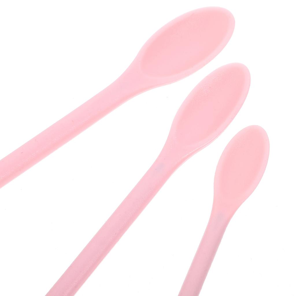 3 Pcs Makeup Silicone Spatula Baking Supply Cream Jam Scraper Mini Dessert Tool Double Head Cake Silica Gel Kitchen