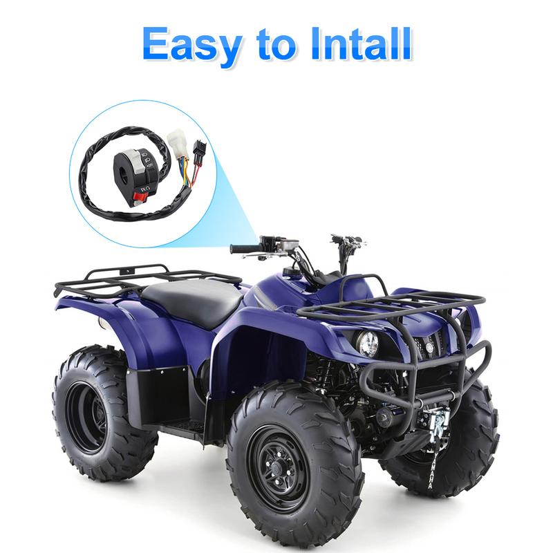 Left Handlebar Switch Engine Start Run Off Headlight for Yamaha Raptor 350 660R 5LP-83973-01-00 5LP-83973-00-00