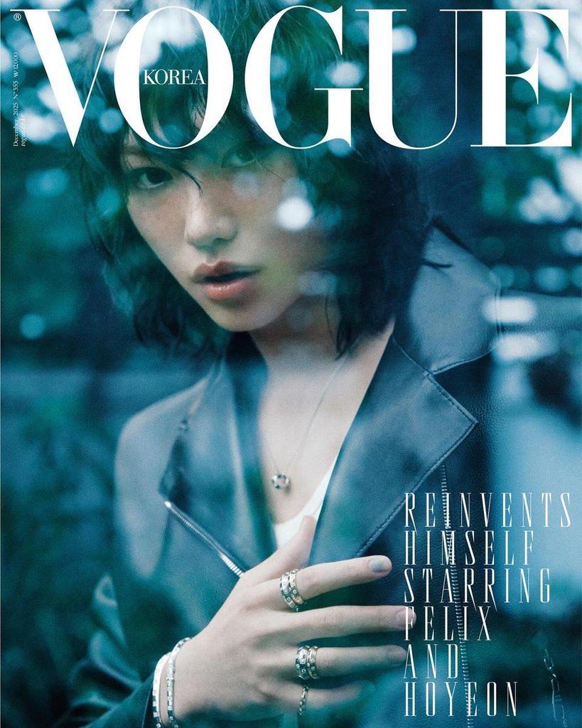 VOGUE Korea Magazine 2025 DECEMBER Jung Ho-yeon/ Felix/ Lisa KPOP, KFASHION