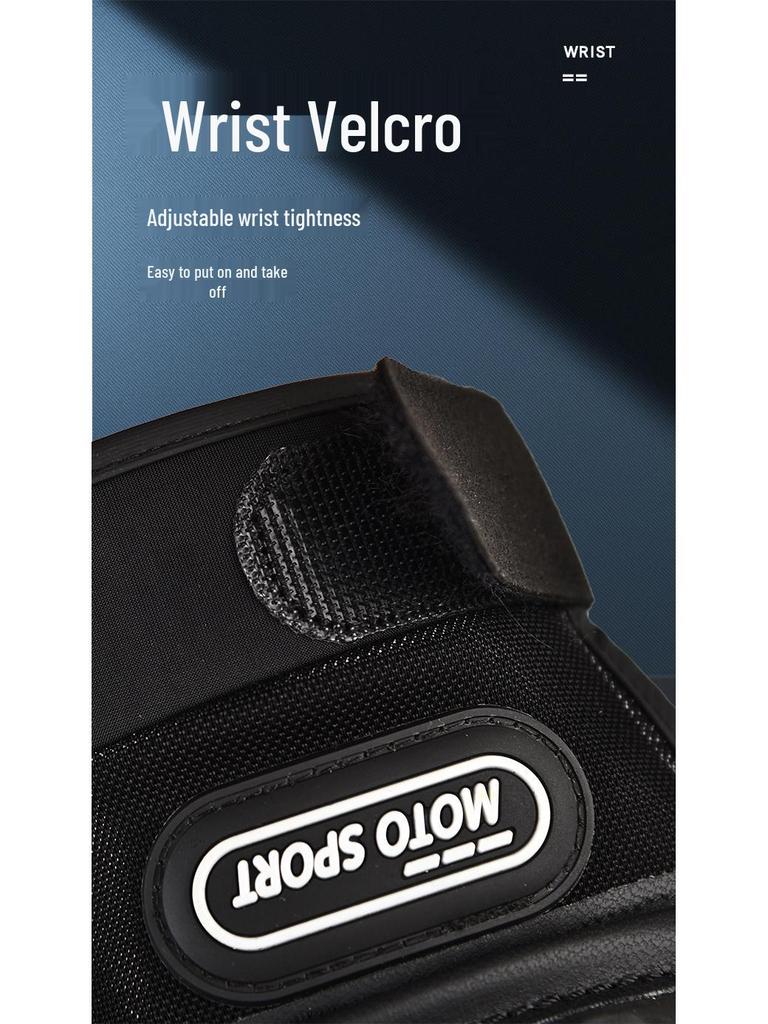 Verstärkte Taktische Handschuhe aus Edelstahl - Sturzsicher, Abriebfest, Voll- und Halbfinger-Optionen für Outdoor, Reiten und Selbstverteidigung