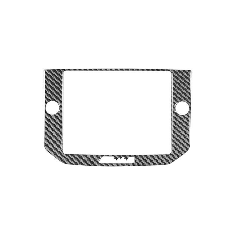 Center Console Navigation Cover Trim For Maserati Ghibli 2014- Car Interior Accessories Carbon Fiber Pattern
