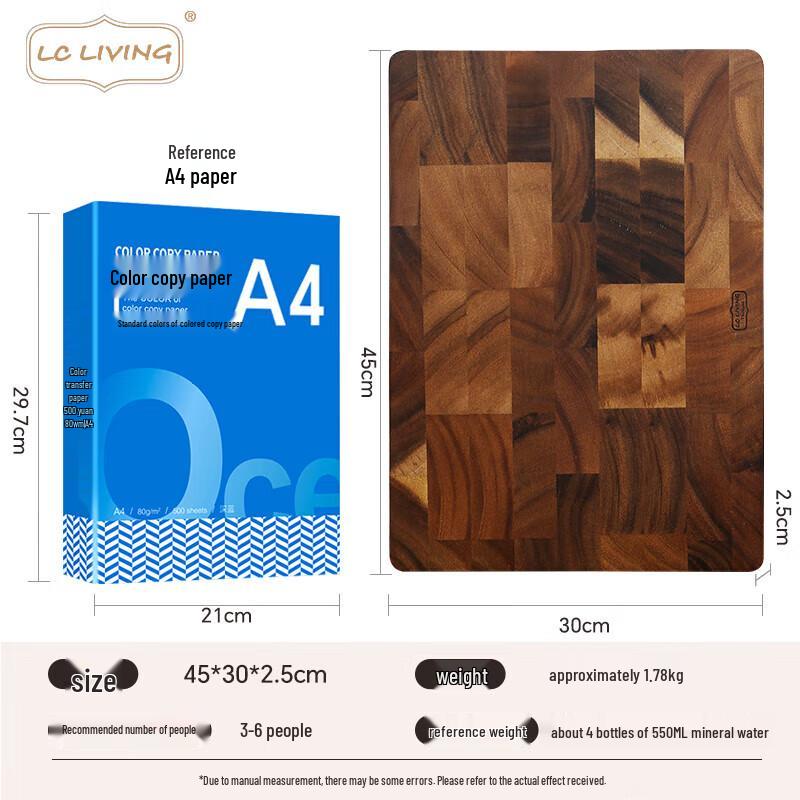 LC LIVING Thai Acacia Wood Cutting Board