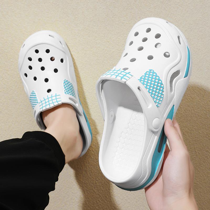 Men's Casual Fashionable Non Slip Portable Sports Sandals for Summer 2024 with A Beach Poop Sensation and Toe Slippers for Men