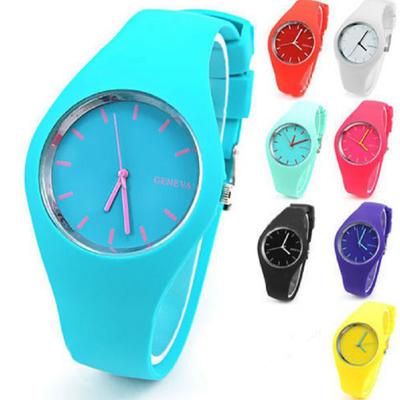 Silicone Belt Children Casual Watch Waterproof Sport Quartz Wristwatch for Woman