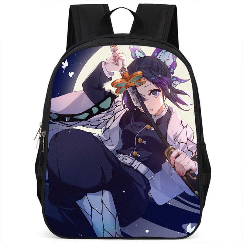 Japan cartoon comics Demon Slayer Pillar Training Arc Student Large Capacity School Style Backpack 7545