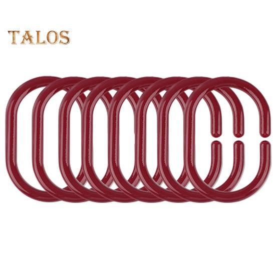 12 Stück Duschvorhanghaken, strapazierfähig, universell, für Badezimmer, Duschstange, C-förmiger Ring, Aufhängerhalter, Badezimmer-Vorhangzubehör