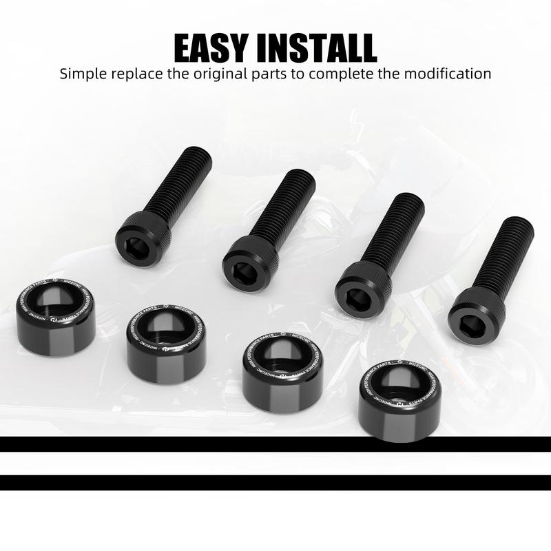 Carbon Steel Motorcycle Rear Shock Absorber Bolts for Harley Street Glide FLHX 2006-2017 2018 2019 2020 2021 2022 2023 2024