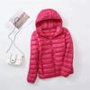 Women's Ultra-Light Plus Size Down Jacket - Short & Slim for Middle-Aged