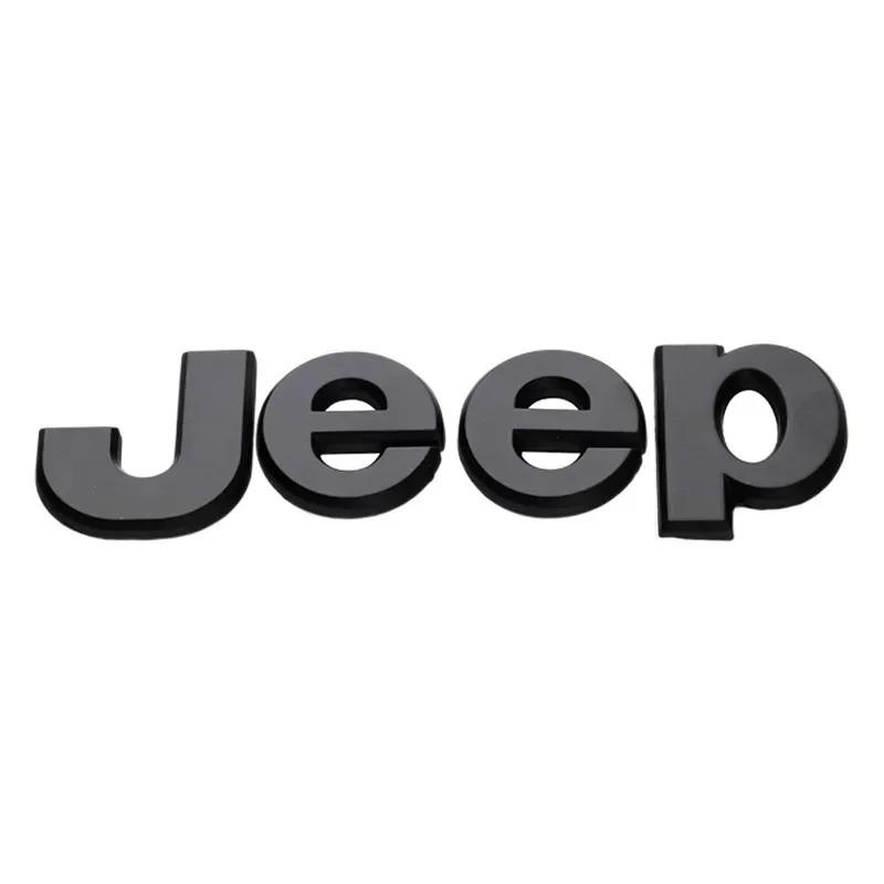 rvxb6 New Car Front Hood Emblem for JEEP Grand Cherokee Wrangler Renegade Patriot Liberty Compass Rear Trunk Side Badge Sticker Decals