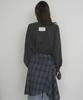 Mosyupamosyu Pigment Oversized Long Sleeve T-Shirt [Charcoal]