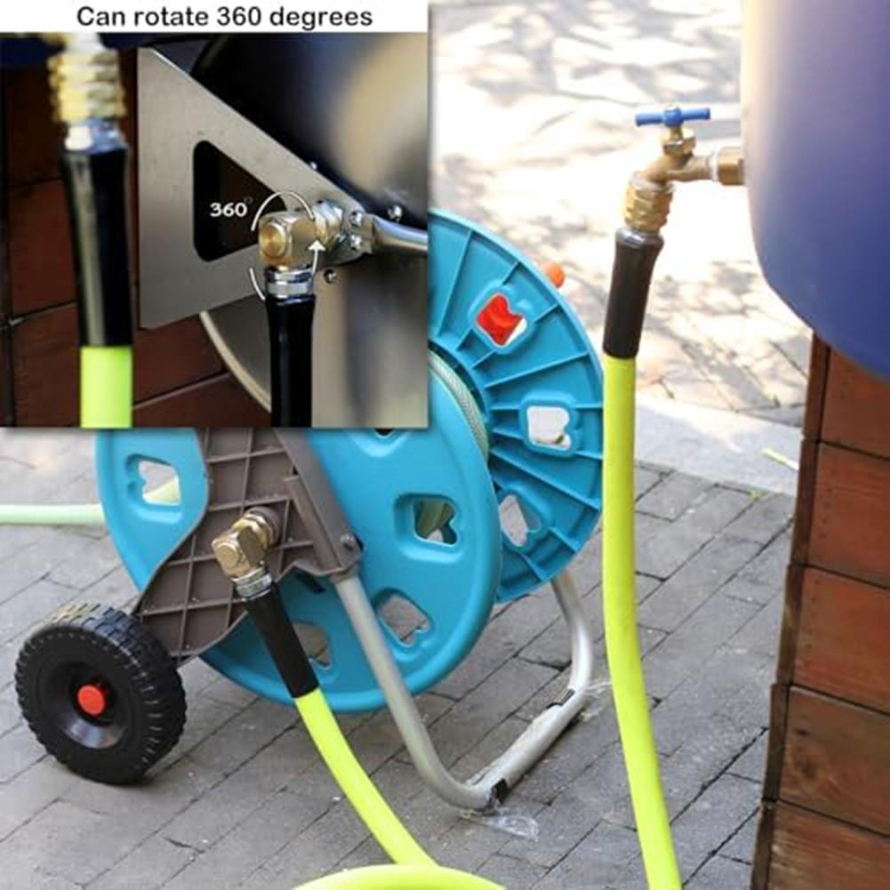 Stupeň Stupeň Zahradní hadice Otočný kolenní konektor Masivní mosaz