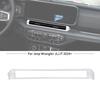 White Air Con Vent Climate Controls ABS Cover Trim For Jeep Wrangler JL JT 2024+