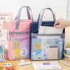 A4 Zipper Pouch Bag Oxford Cloth Data Storage Bag New File Bag  School Office Supplies