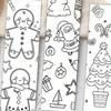 32pcs Paper Blank Bookmarks Cartoon Page Markers Decorative Graffiti Bookmarks  For Book Lover Gift