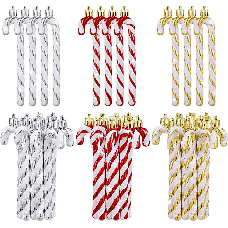 

6 шт. Рождественский шар в виде леденца, рождественский шар в виде леденца, подвеска в виде конфеты, украшение на рождественскую елку