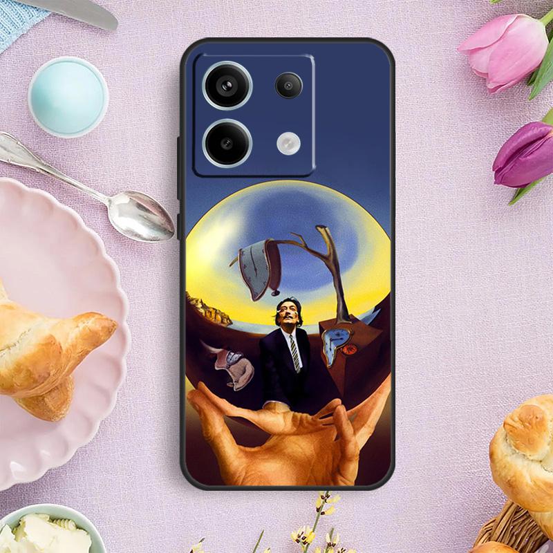 Salvador Dali Art Phone Case For Redmi Note 13 9 10 11 12 Pro Plus 10S 11S 12S Redmi 12 9C 10C 12C 13C Cover