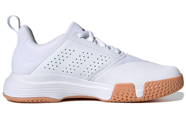 Adidas Essence Indoor Low Tops Badminton Shoe Unisex White FU8400