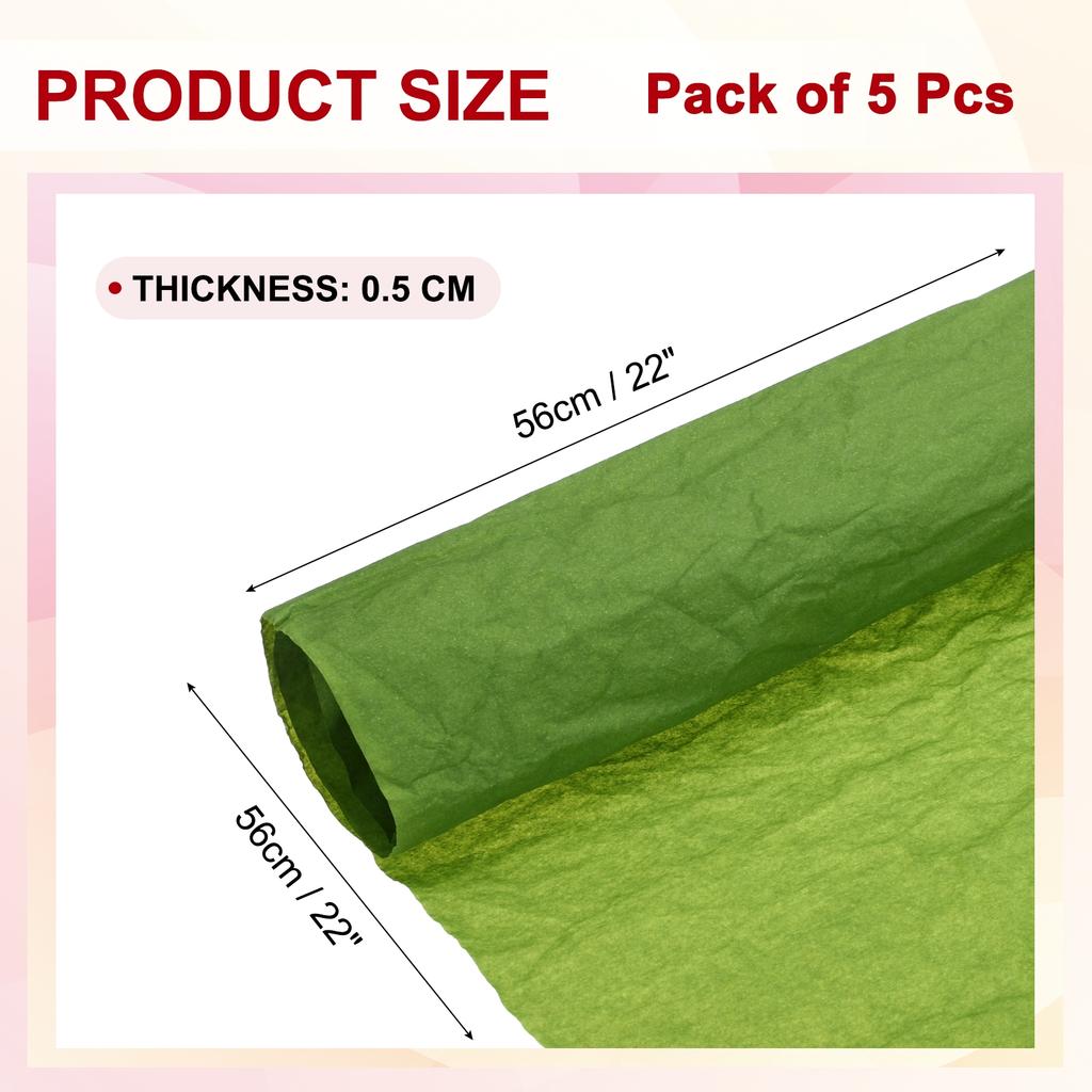 5pcs Flower Wrapping Paper Waterproof Bouquet Wrapping Paper Gift Wrapping Paper Birthday Wedding Ceremonies Paper Sheet