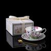 Bone China Coffee Cup Set Afternoon Tea Set High-End Exquisite Ceramic British Black Tea Cup And Saucer Set Household Women