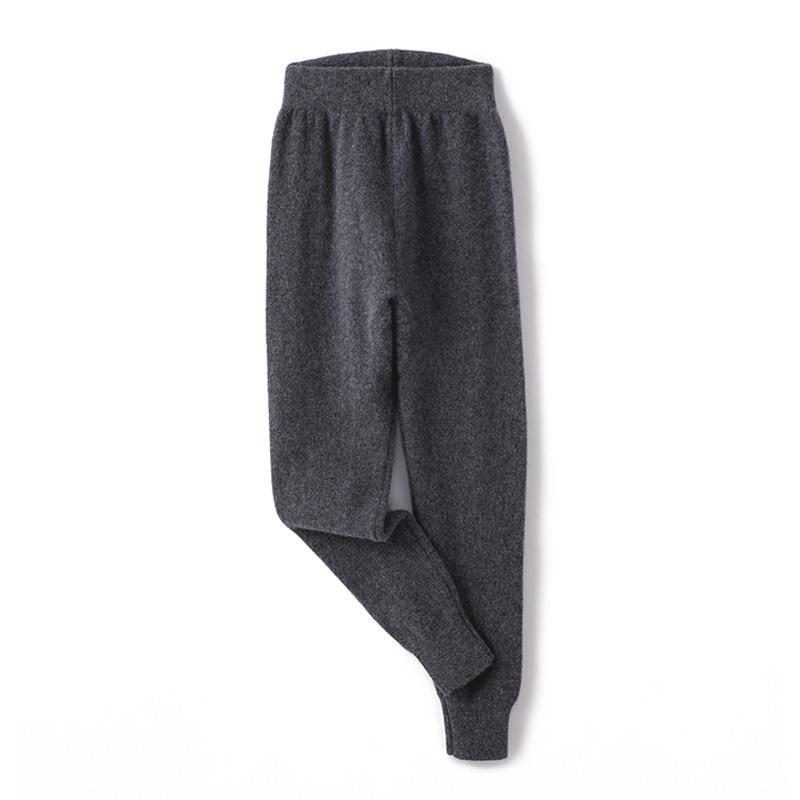 Pure Wool Medium-Thick Knitted Warm Pants - Comfortable Soft Leggings for Children (Boys & Girls) In S, M, L