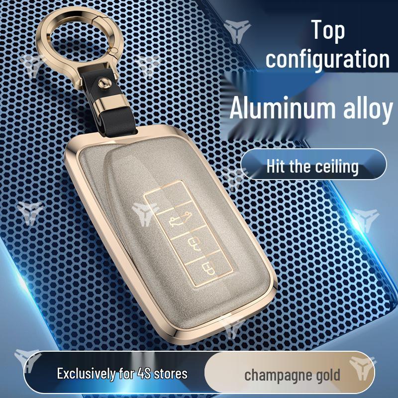 Lexus Car Key Case for ES300/EX260/RX450/LX500 - Aluminum Alloy Protective Cover