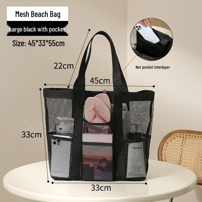 Large Capacity Mesh Beach Travel Bag