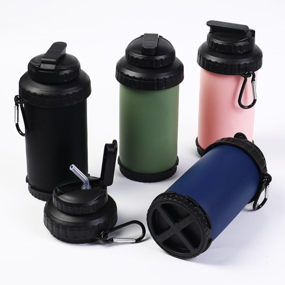 Portable Sports Water Flask Collapsible Fitness Drinking Cups Silicone Folding Water Bottle Travel