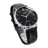 [Casio] CASIO Quartz Men's Watch MTP-VT01L-1B Black X Black Leather Band Overseas Model [Parallel Import]