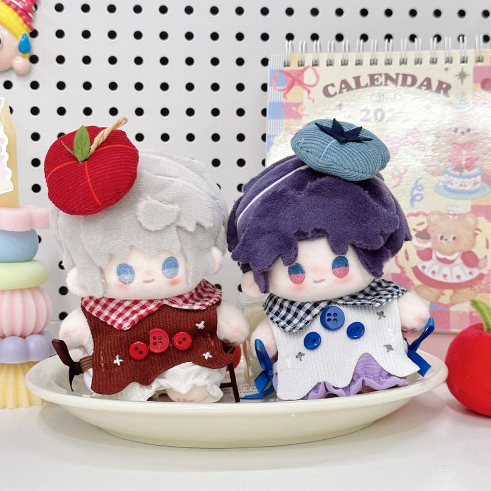 Fruit Cake 10cm Cotton Doll Clothes Suit Doll Dress Up Clothes Set  Clothes Chang Game