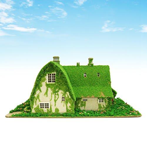 Sankei Kjempe Sitteposer 1/150 Studio Ghibli-serien Kikis budservice Kikis og Jiji's hus (Okino-residensen) MK07-22 Papirhåndverk