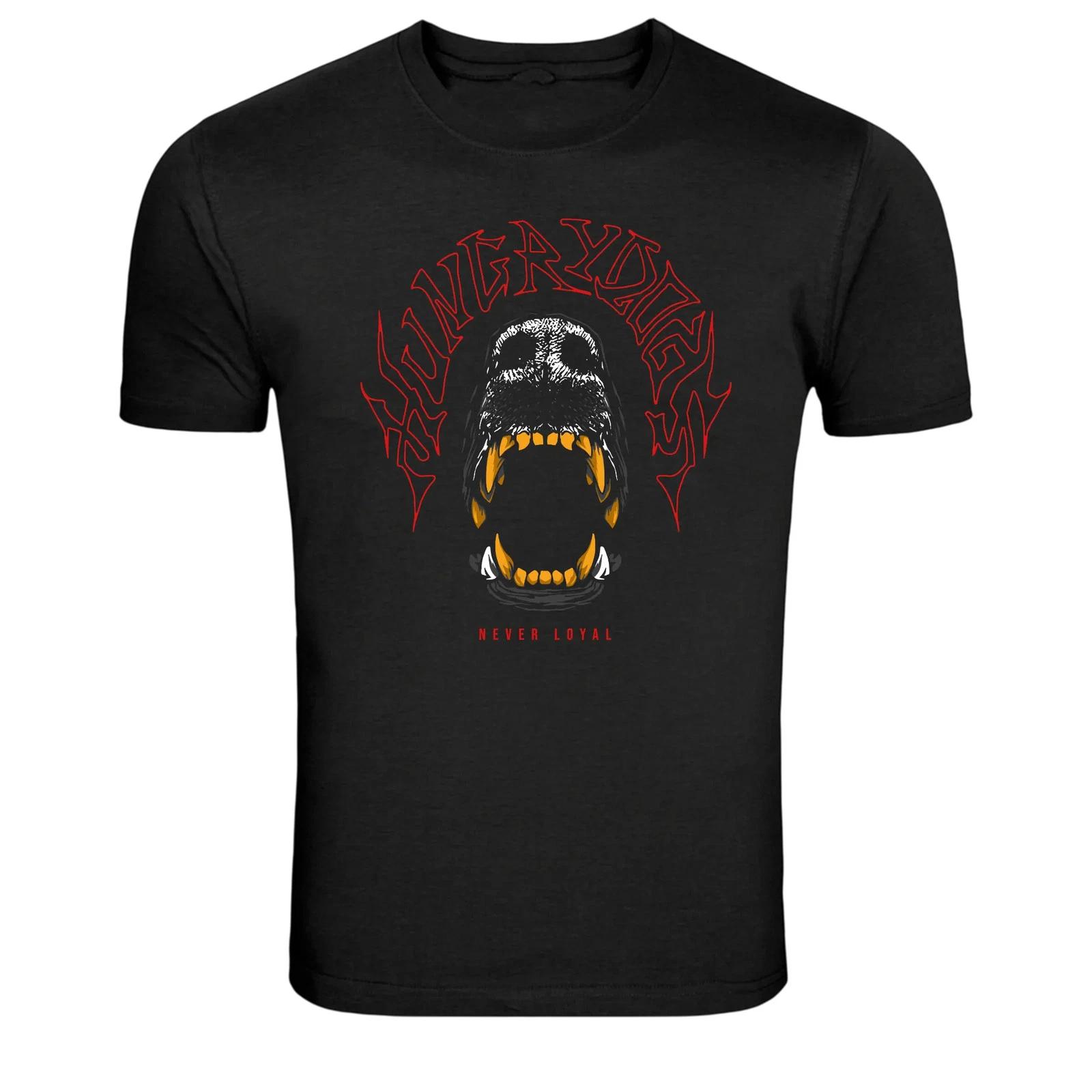 

Hungry Eyes Never Loyal Monster Mouth Graphic T-Shirt XL