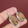 Unakite Earrings Genuine Gemstone Earring 925 Sterling Silver Earring Handmade Jewelry Latest Design Earring Gifts For Wife Wedding Jewelry