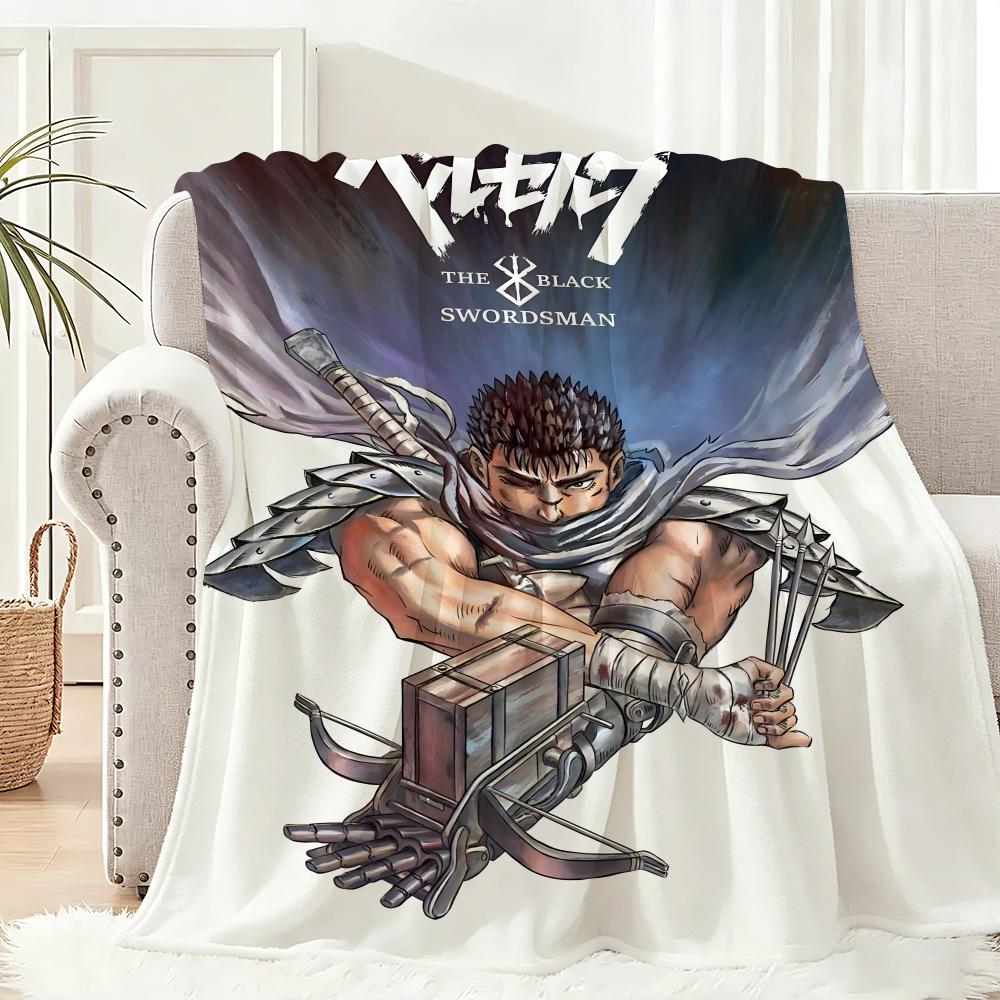 Classic Comics B-Berserk Throw Lightweight 240g Flannel Blanket Soft Skin-friendly for Summer Cooling