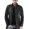Hohe Qualität Jacke männer Street Windjacke Mantel Männer Leder Kleidung Dicke Jacke Fleece Männer Casual Jacke PU