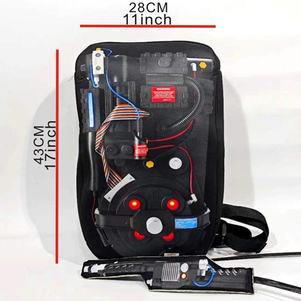 Ghostbusters Movie Kids Adults Cosplay Costume with Proton Pack Halloween Christmas Carnival Theme Party Clothes Fans Collection