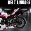 1:9 Honda CBR1000 Kawasaki ZX-10R Motorcycle Model Toy Alloy Diecast Wheel Steering Shock Absorption Models for Boys Gifts