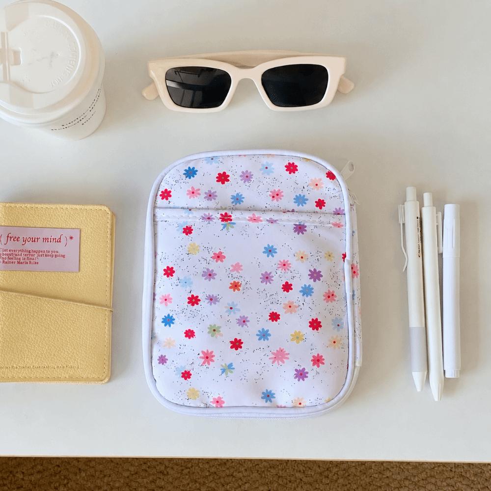 Polka Dot Print Pencil Case Ultra-thin Stationery Bag Durable Pen Bag  Students