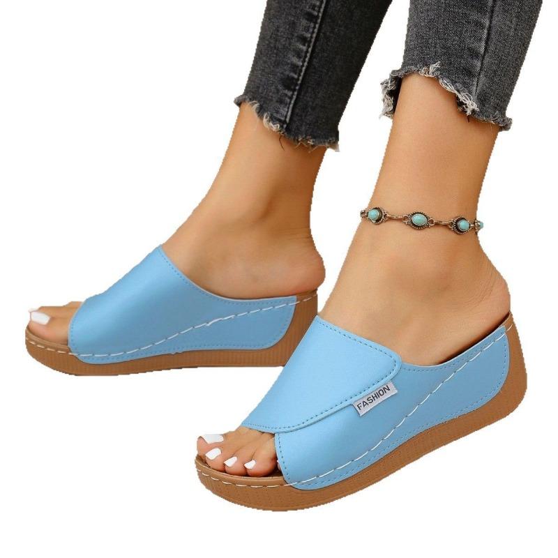 Large size wedge slippers women's summer new light sandals women's sandals women's