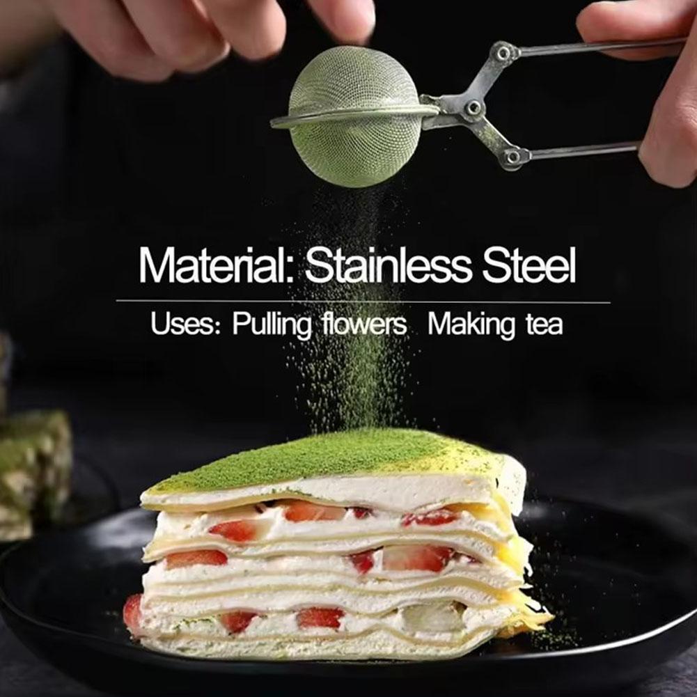 Stainless Steel Spoon Tea Ball Infuser Filter Squeeze Leaves Herb Mesh Strainer Tea Infuser In Mesh Tea Ball Filter Teaware