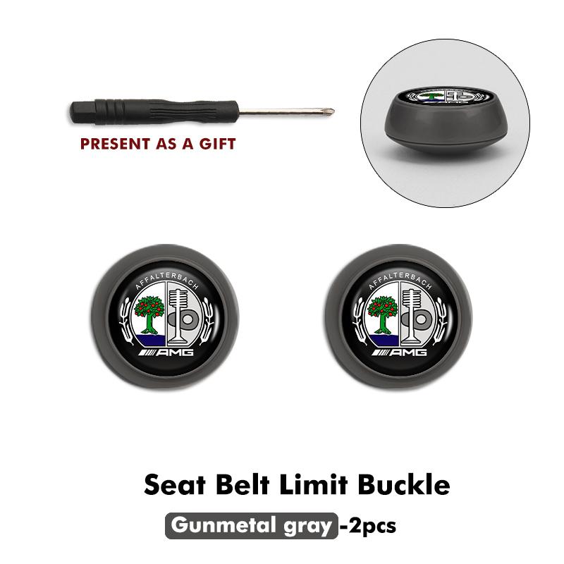 

GLC GLB Car Seat Belt Limit Buckle Adjustable Nonslip Belt Clip Locator For Mercedes Benz AMG W202 W212 W213 W220 W221 W222 C18