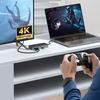 OM28PR-G2 Hub Docking Station with M.2 USB-C Drive Bay - USB-A USB-C HDMI Ethernet - Black