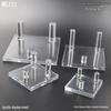 Clear Acrylic Mineral Display Stand for Crystals and Stones