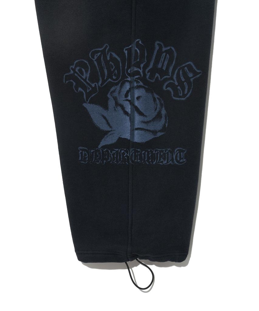 PHYSICAL DEPARTMENT Spray Rose Sweatpants_Black