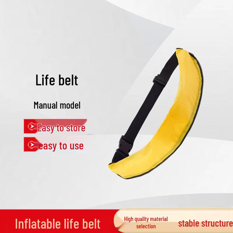 Portable Inflatable Life Belt for Swimming & Rescue