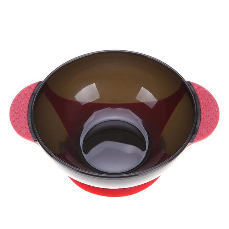 Hair Dye Color Mixer Bowl Professional Hair Coloring Tools Hairdressing Styling Accessories Hair Dye Bowl With Suction Cup