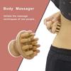 Hölzerner Kopfmassager Holztherapie-Werkzeuge Massage Pilzform-Massagegerät Anti-Cellulite Linderung Muskelverspannungen für Ganzkörperanwendung